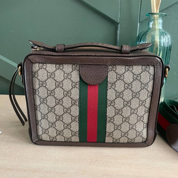 ❌SOLD❌Used  Gucci Ophidia GG  Supreme Shoulder Bag Small - Picture 2 of 15